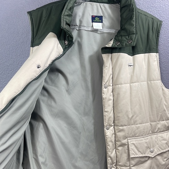 Lacoste puffer  vest jacket men 56/7, preloved I great condition - Picture 13 of 16
